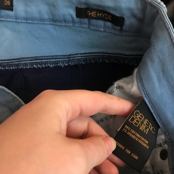 ✨ Genetic Denim Two Tone Light Dark Skinny Jeans - Picture 6 of 7